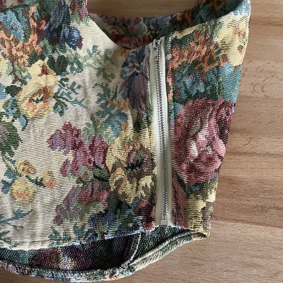 CIDER GRANDMA'S VINEYARD FLORAL TOP size M NWT - Picture 3 of 9